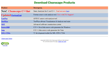 Tablet Screenshot of downloads.cleanscape.net